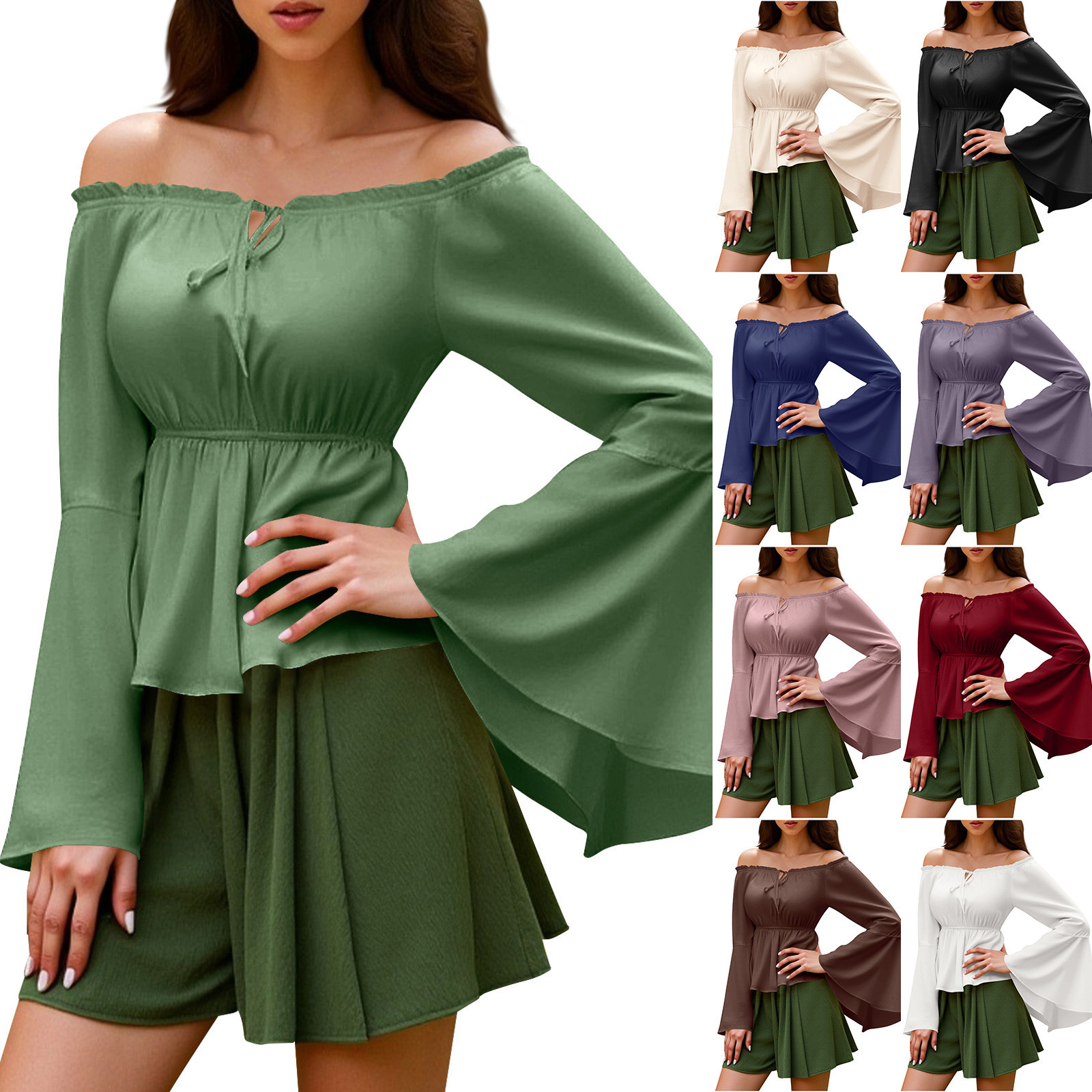 Womens Blouse Gothic Renaissan – обзор и цена Blouse Off Shoulder