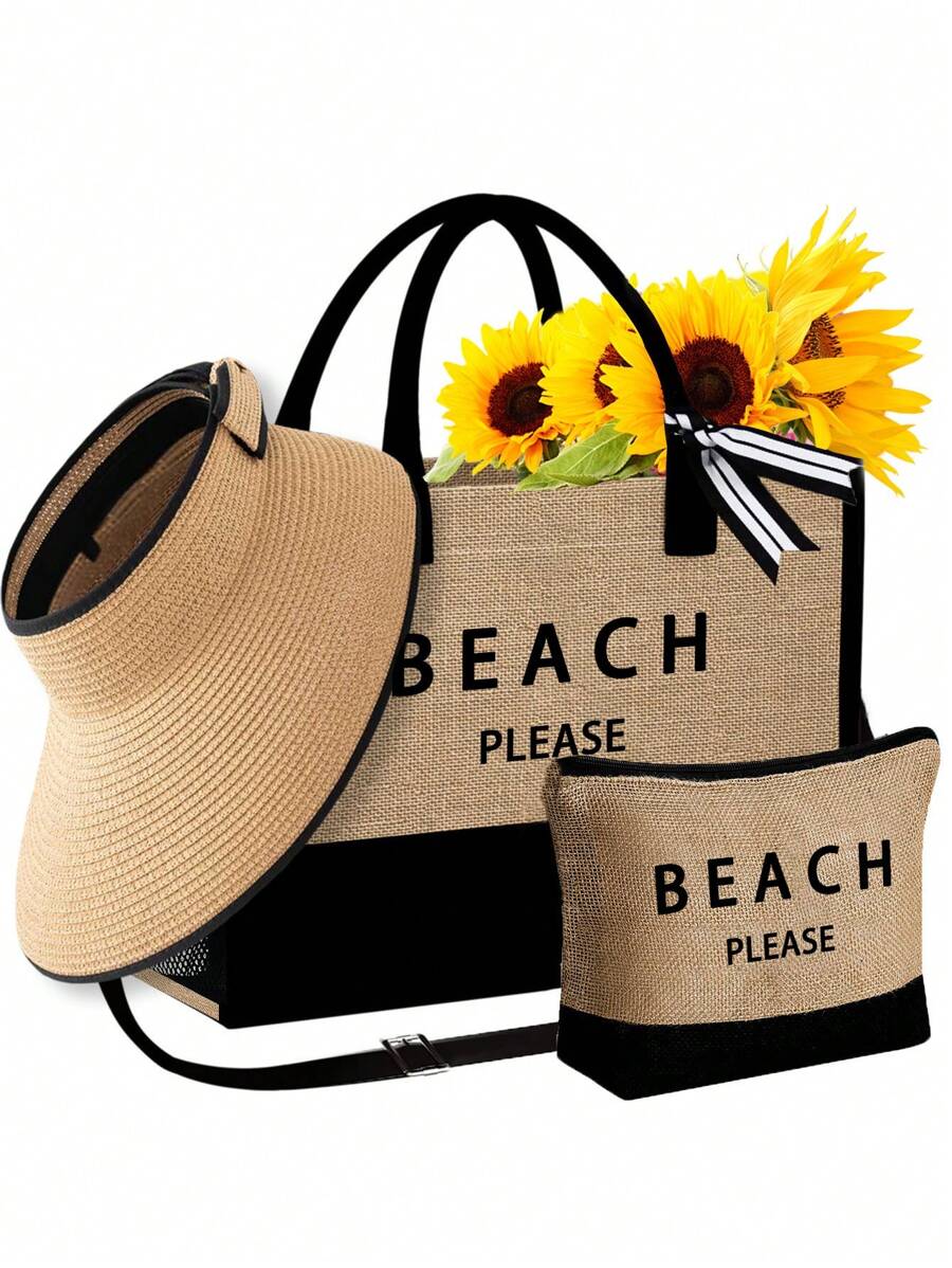 Beach Tote Bag Set With Sun Vi – обзор и цена Tote Bag Beach