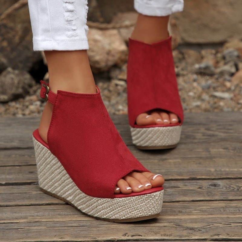 Women Sandals Summer Wedge Pla – обзор и цена Wedge Espadrille Women