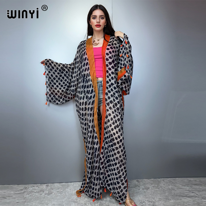 WINYI summer outfit kimono Ame – обзор и цена Cover Up Kaftan
