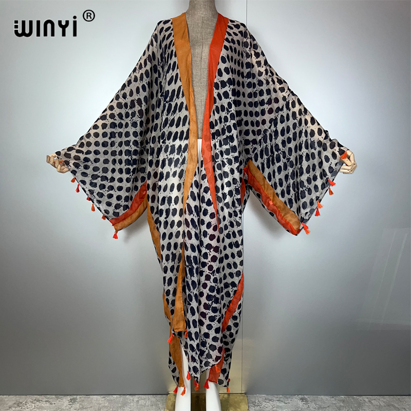 WINYI summer outfit kimono Ame – обзор и цена Cover Up Kaftan
