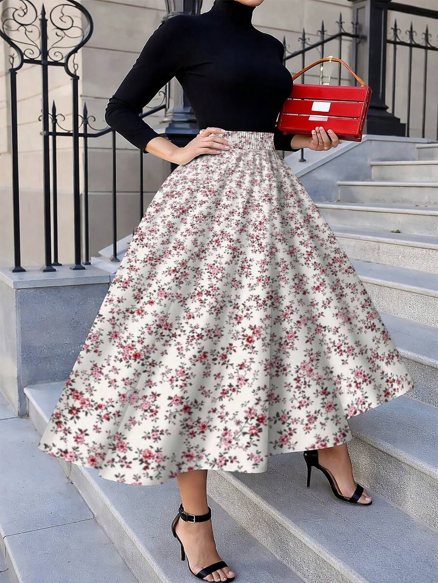 Oversized Floral Midi Skirt Pi – обзор и цена Midi Skirt Floral