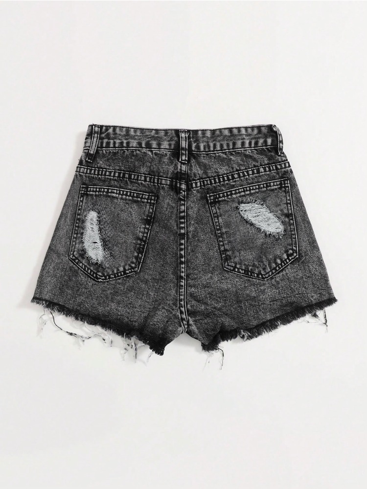 2026 New Vintage Washed Denim  – обзор и цена Shorts Denim Frayed