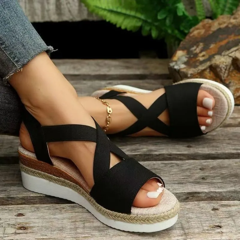 Women's Platform Wedge Sandals – обзор и цена Wedge Espadrille Women
