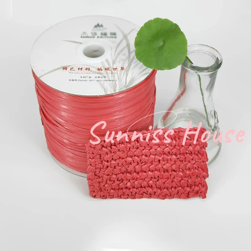 600M Matte Raffia Yarn，330g Ar – обзор и цена Crochet Bag Raffia