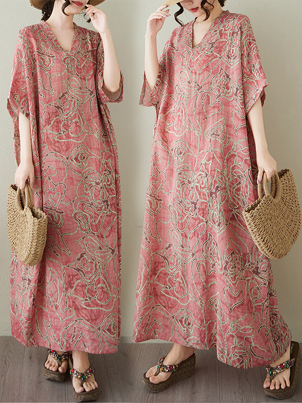 Knee-Length Wrap Long Dress Su – обзор и цена Linen Dress Wrap
