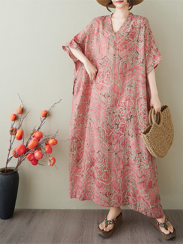 Knee-Length Wrap Long Dress Su – обзор и цена Linen Dress Wrap