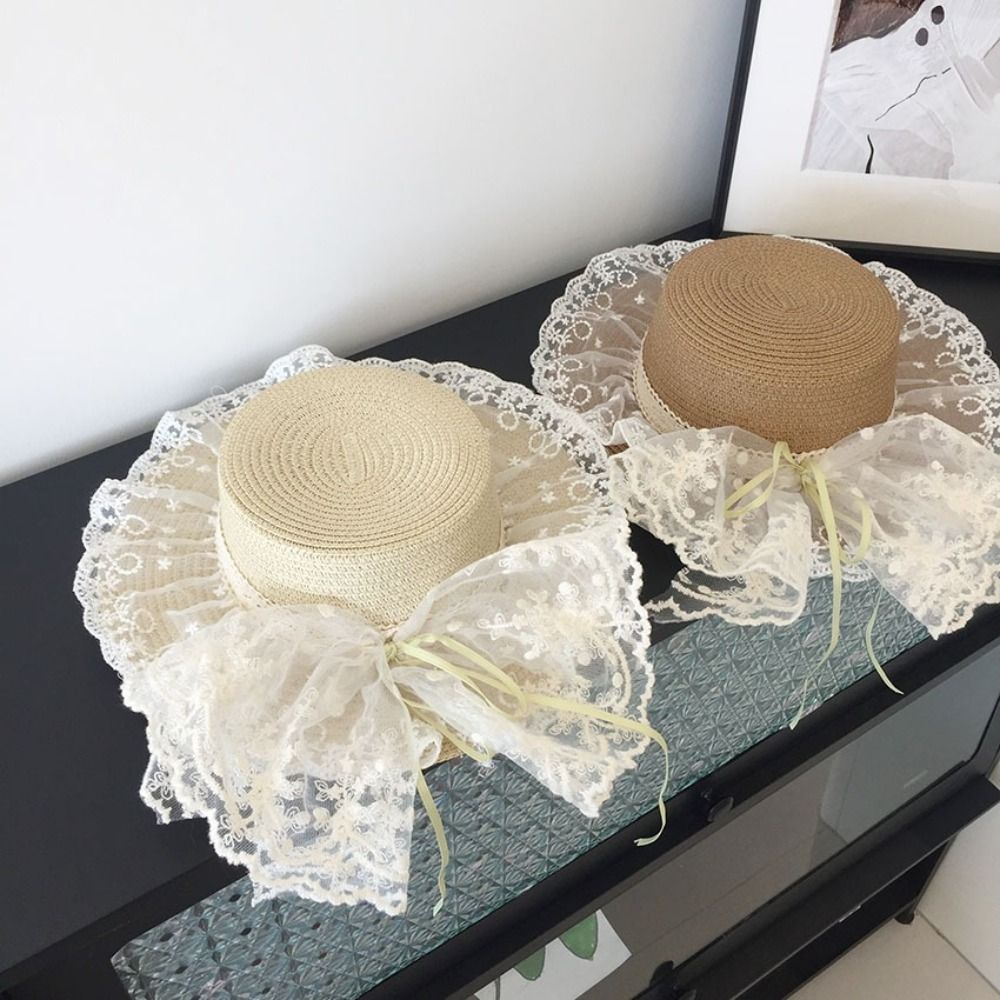 Floppy Lace Bow Sun Hat Breath – обзор и цена Hat Floppy Wide
