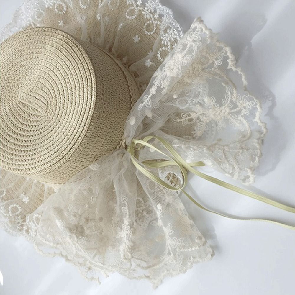 Floppy Lace Bow Sun Hat Breath – обзор и цена Hat Floppy Wide
