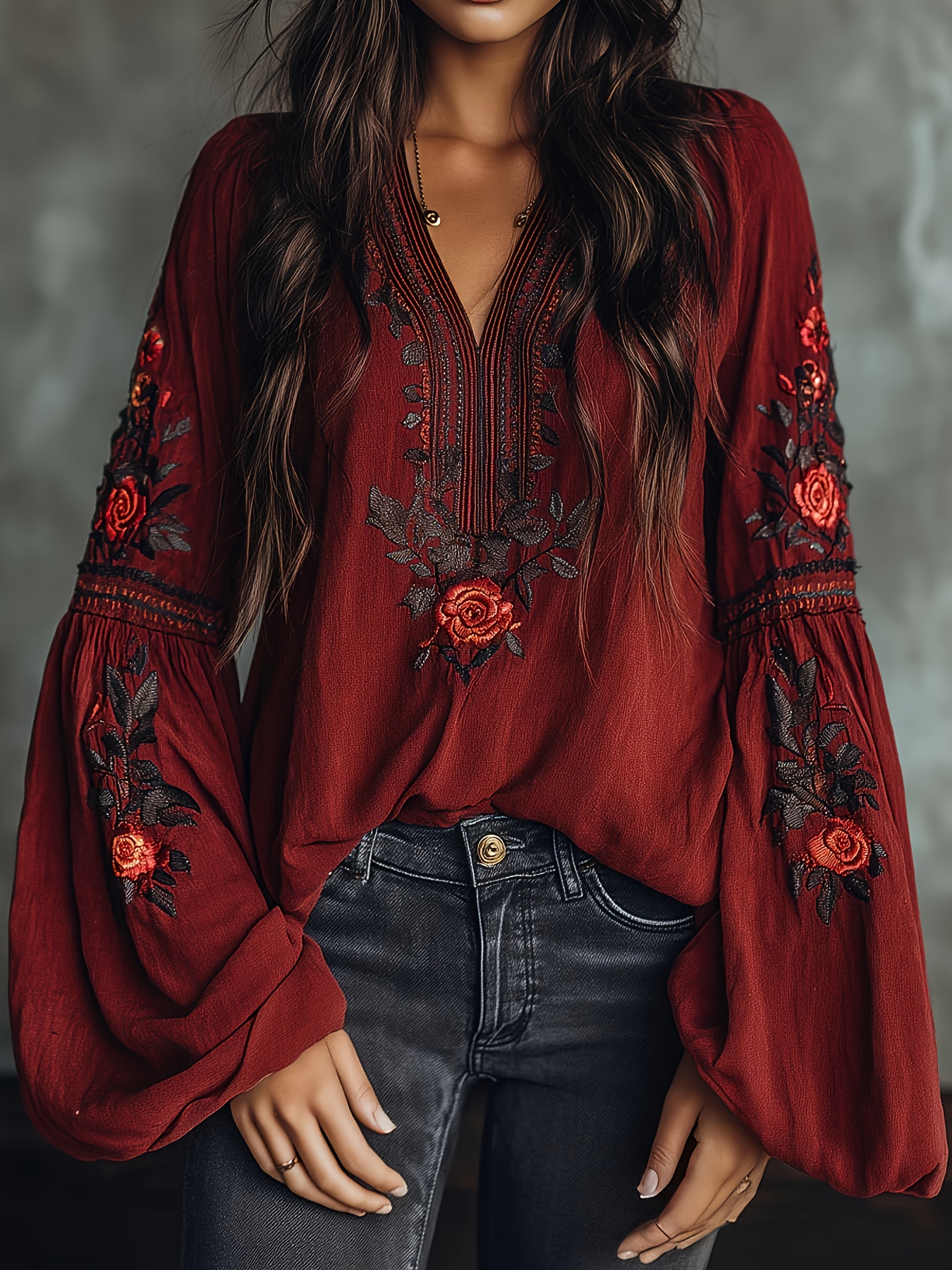 Women‘s Spring Blouse Retro Em – обзор и цена Blouse Off Shoulder