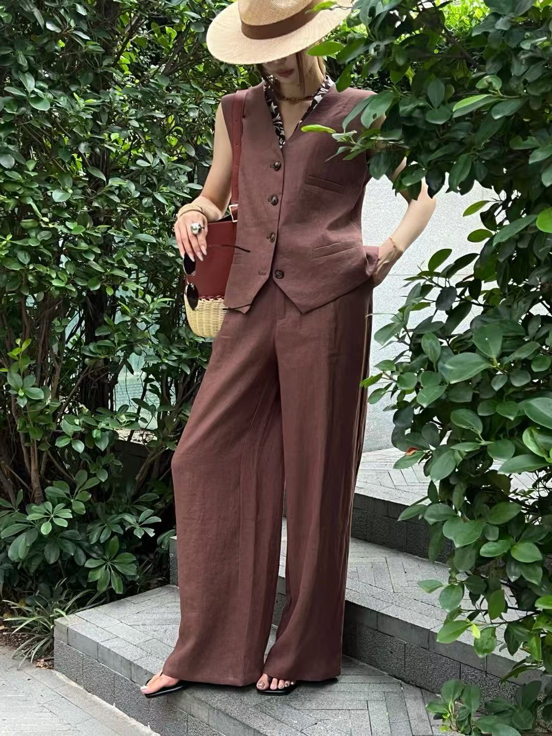 Old Man Qian's linen casual tw – обзор и цена Linen Pant Wide