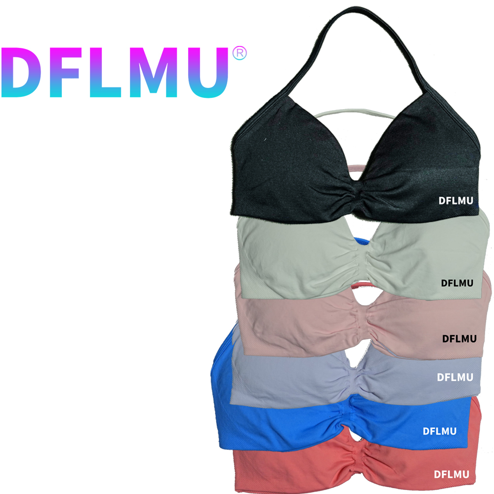 DFLMU Women Halter Sports Bra  – обзор и цена Crop Top Crochet