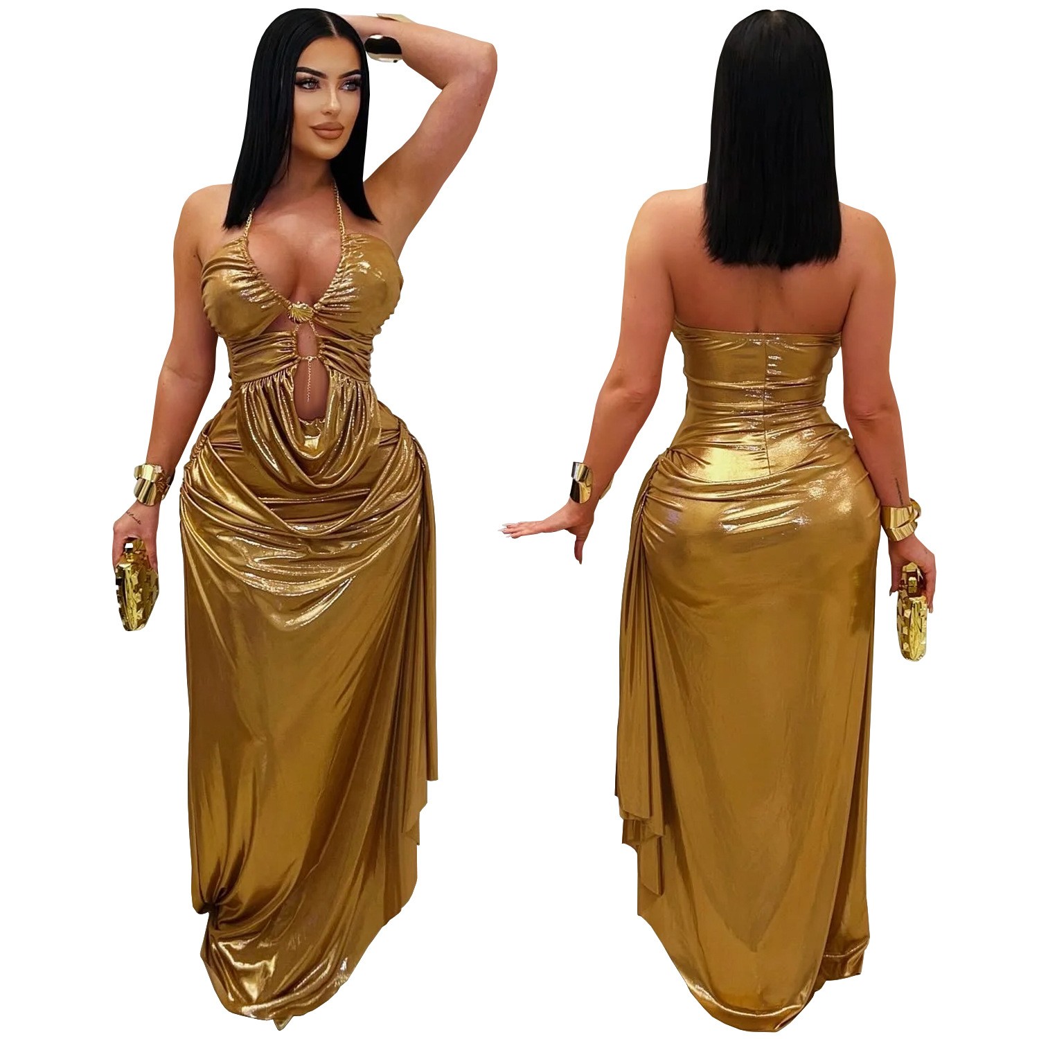 Prom Dress Evening Wedding Gue – обзор и цена Maxi Dress Halter