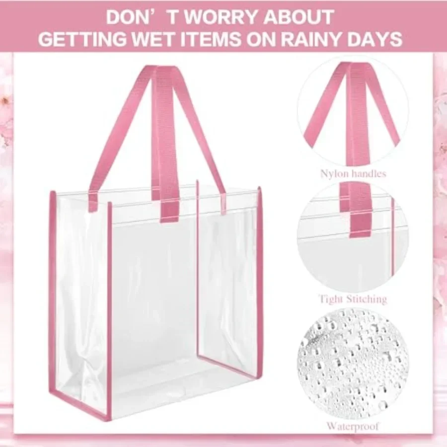 Pack 12x12x6 Inch Clear Tote B – обзор и цена Tote Bag Beach