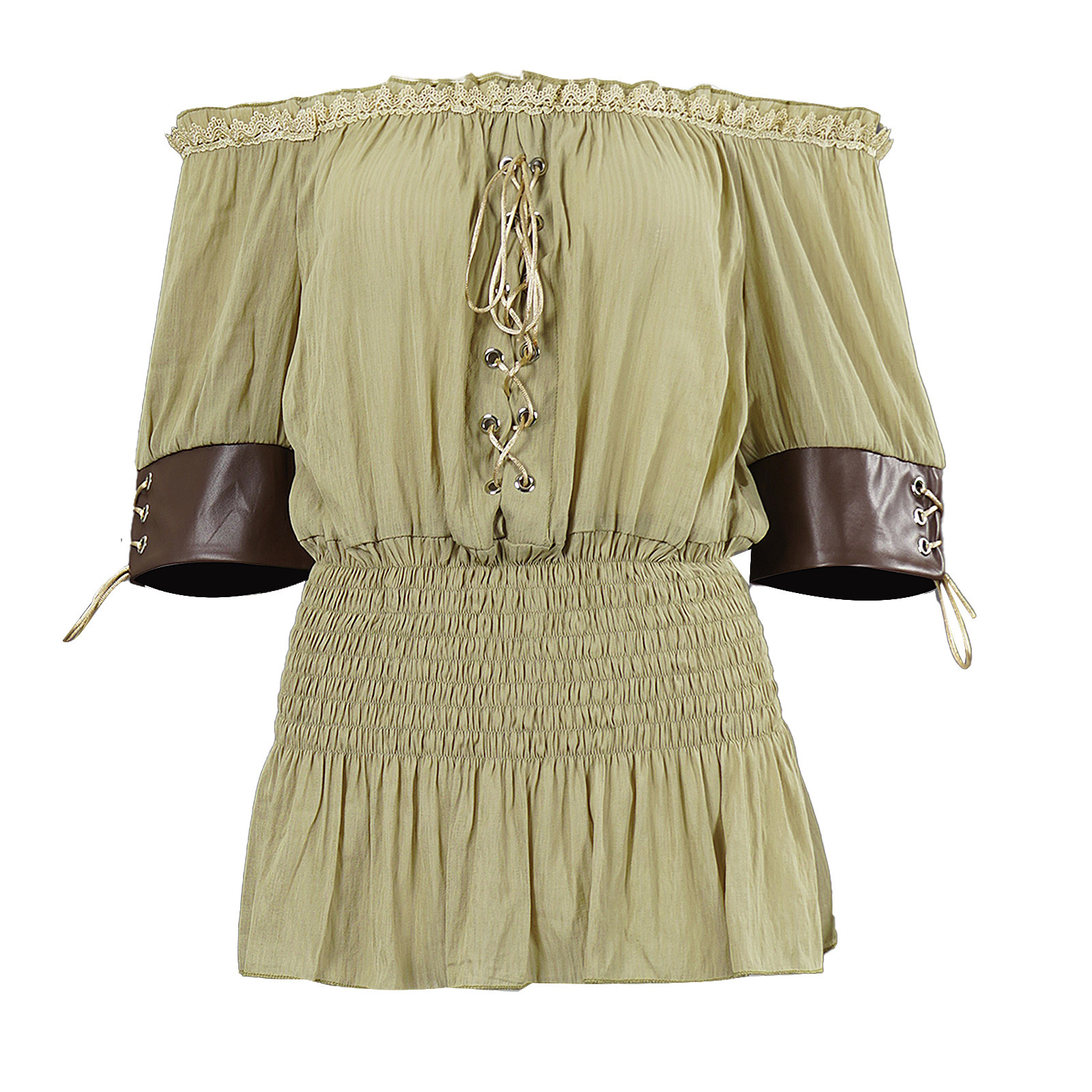 Women's Renaissance Pirate Blo – обзор и цена Blouse Off Shoulder
