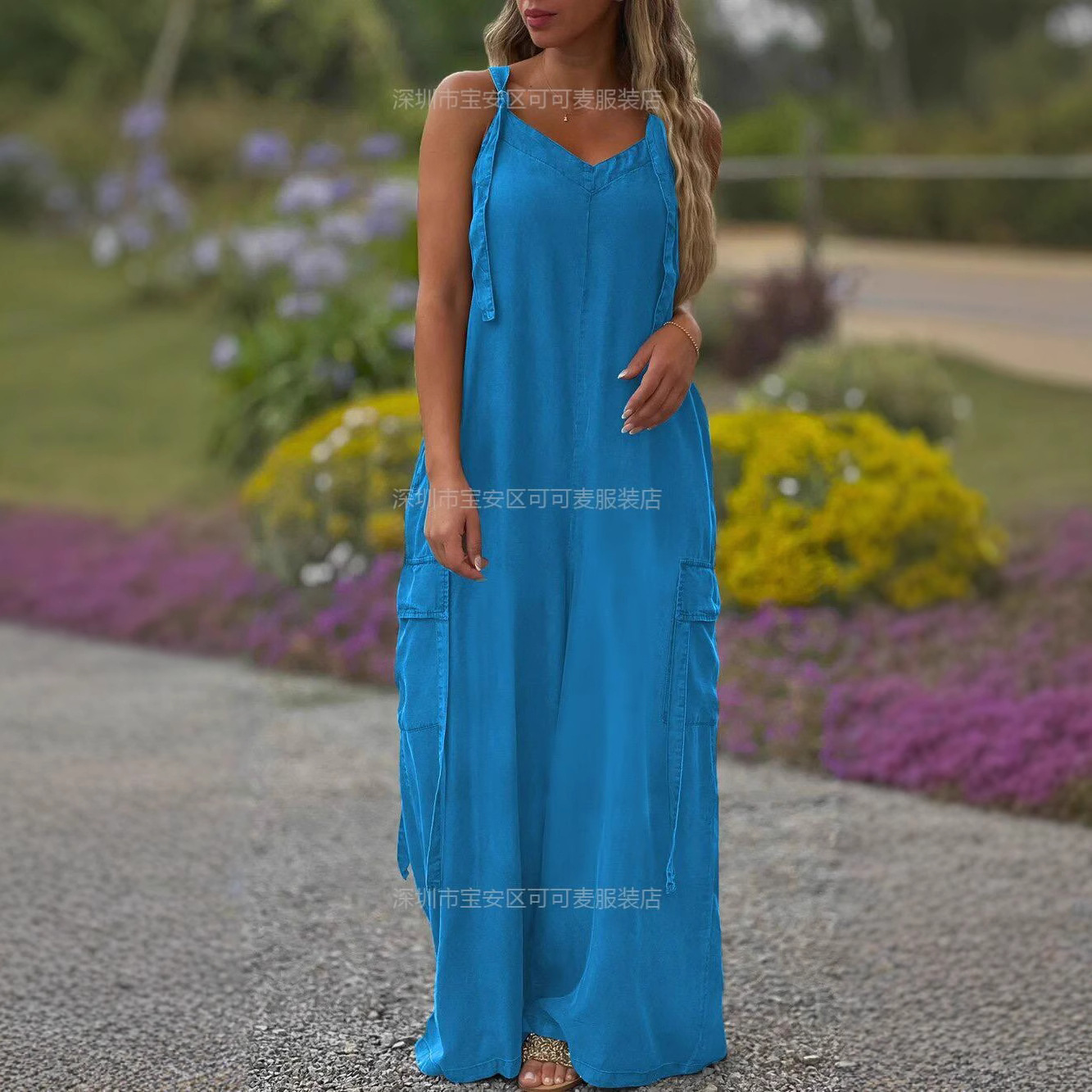 Loose Summer Jumpsuit Casual L – обзор и цена Jumpsuit Linen Relaxed