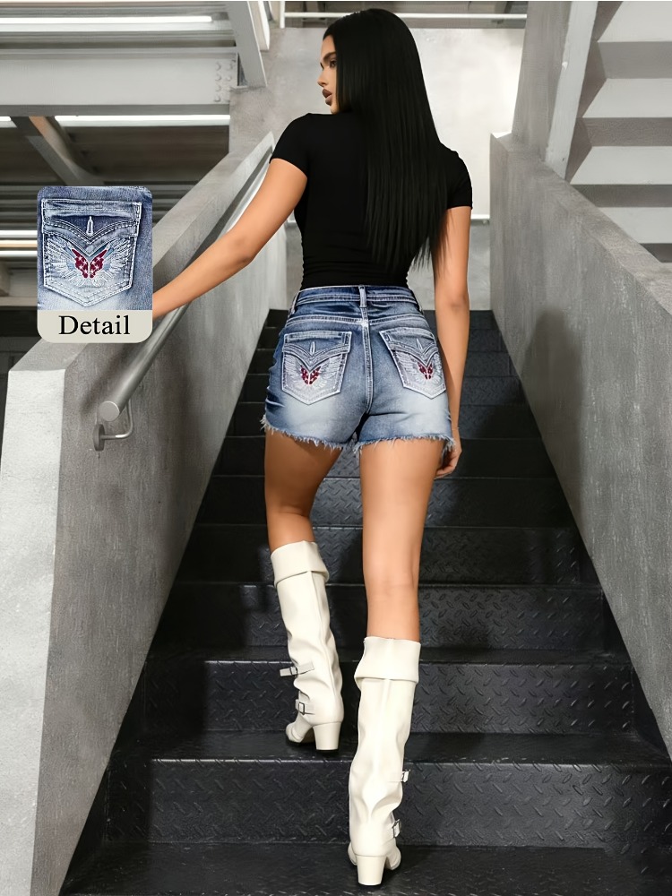 OIQERE 2026 New Vintage Washed – обзор и цена Shorts Denim Frayed