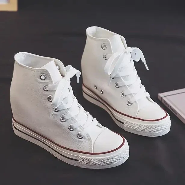 High 8cm Platform Canvas Shoes – обзор и цена Wedge Espadrille Women