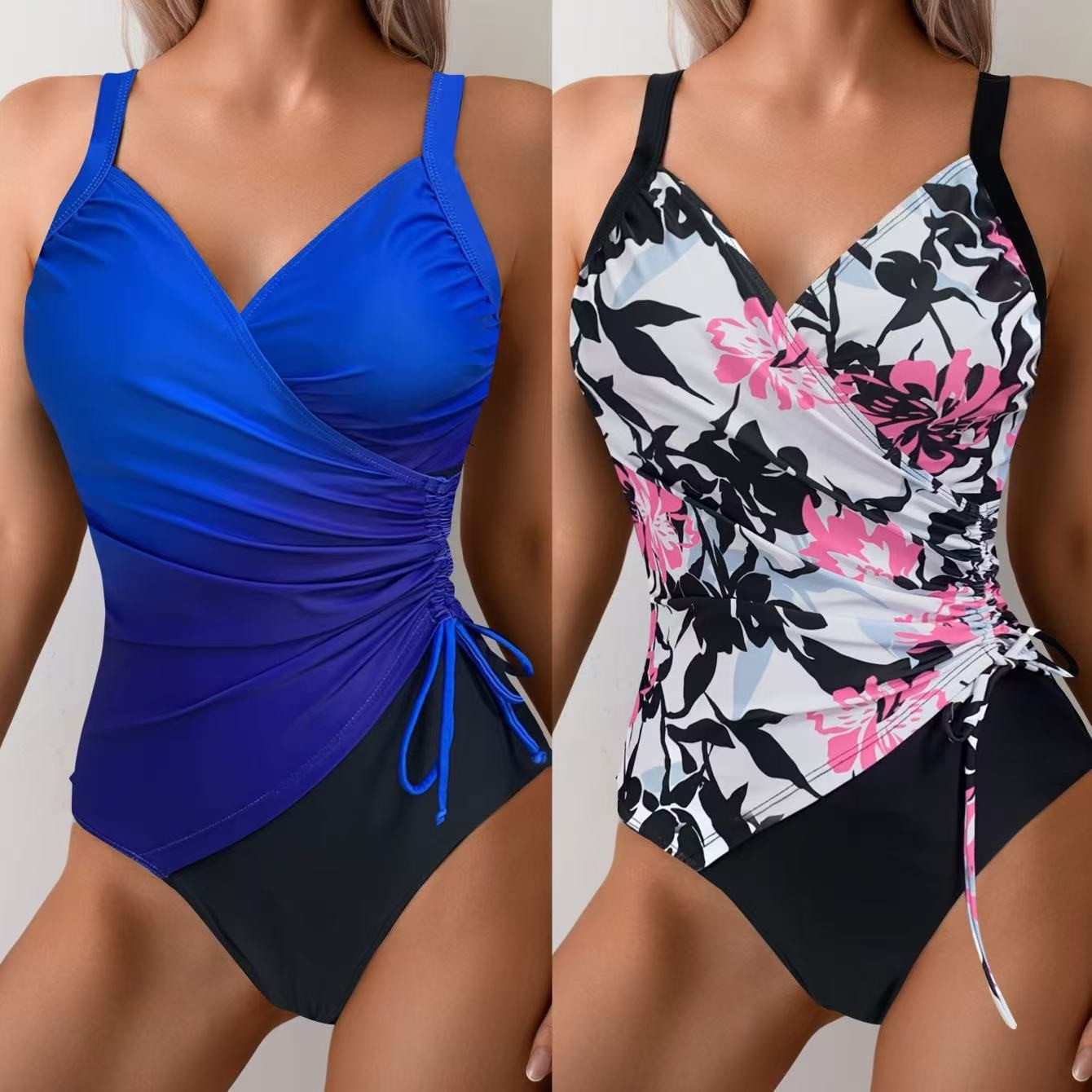 Woman Tankini Tummy Control Bi – обзор и цена Swimsuit Bikini Ruched