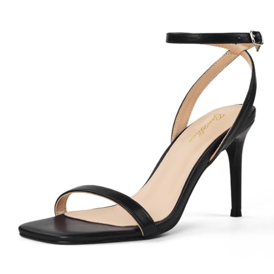 GENSHUO Women's Strappy High H – обзор и цена Sandal Strappy Heeled