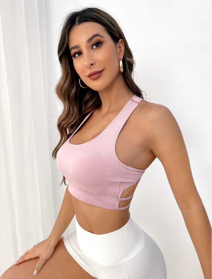 Breathable Sports Bra Fitness  – обзор и цена Crop Top Crochet