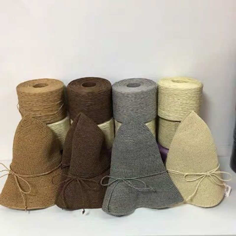 250g/pcs Thin Flat Raffia Yarn – обзор и цена Crochet Bag Raffia