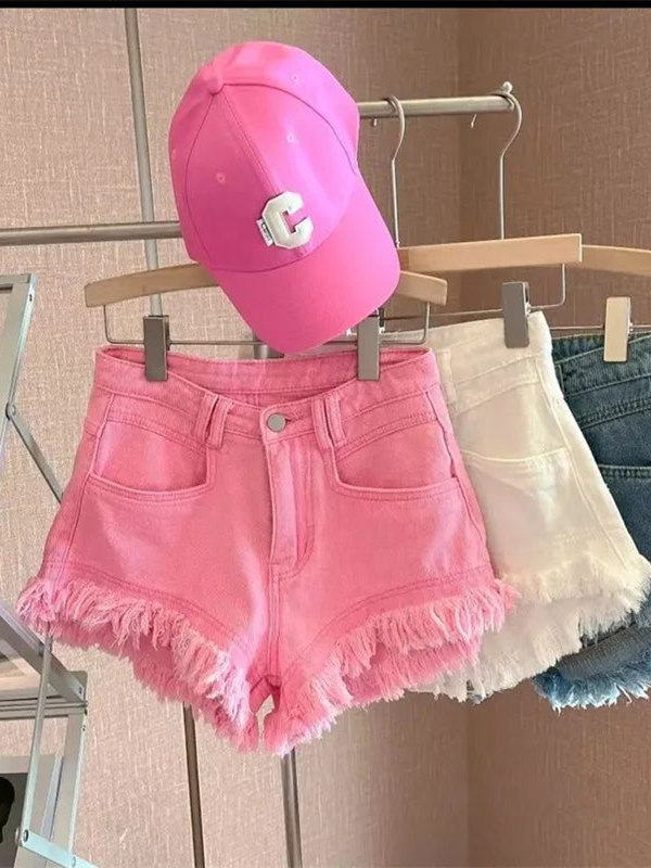 Outlet Korean Style Casual Hon – обзор и цена Shorts Denim Frayed