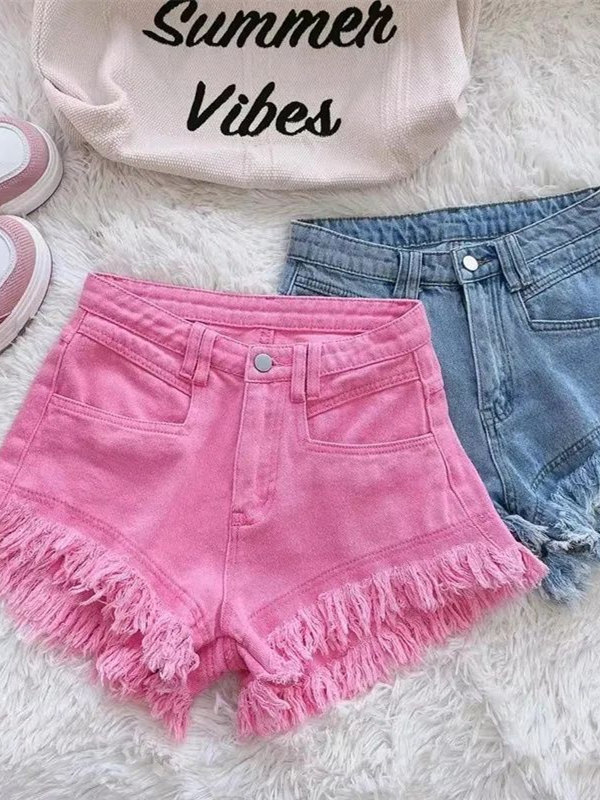 Outlet Korean Style Casual Hon – обзор и цена Shorts Denim Frayed