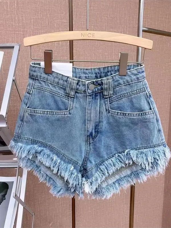 Outlet Korean Style Casual Hon – обзор и цена Shorts Denim Frayed