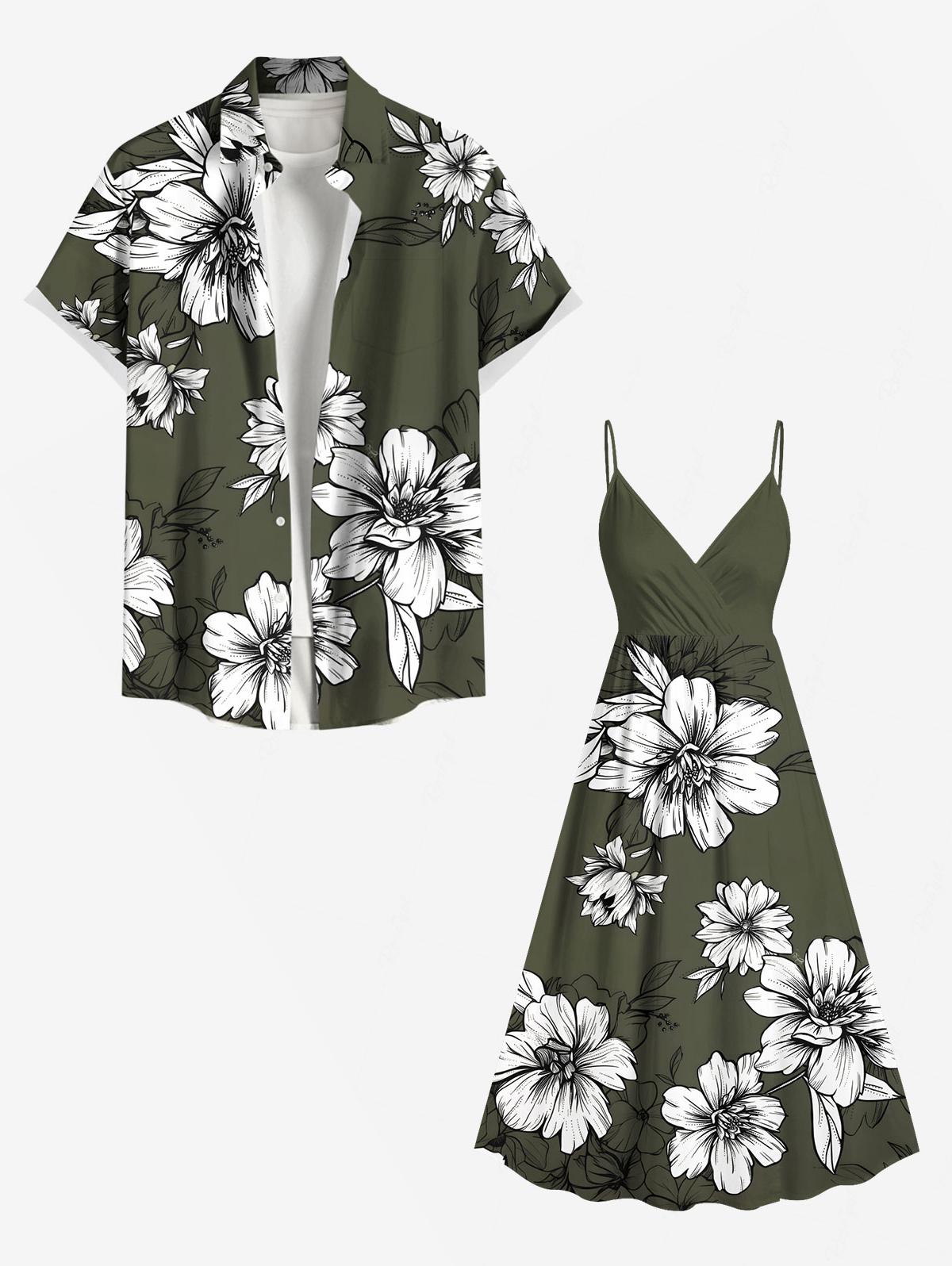 Flowers Leaf Printed Plus Size – обзор и цена Romper Floral Print