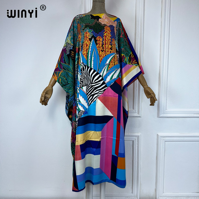 WINYI new high quality Print k – обзор и цена Cover Up Kaftan