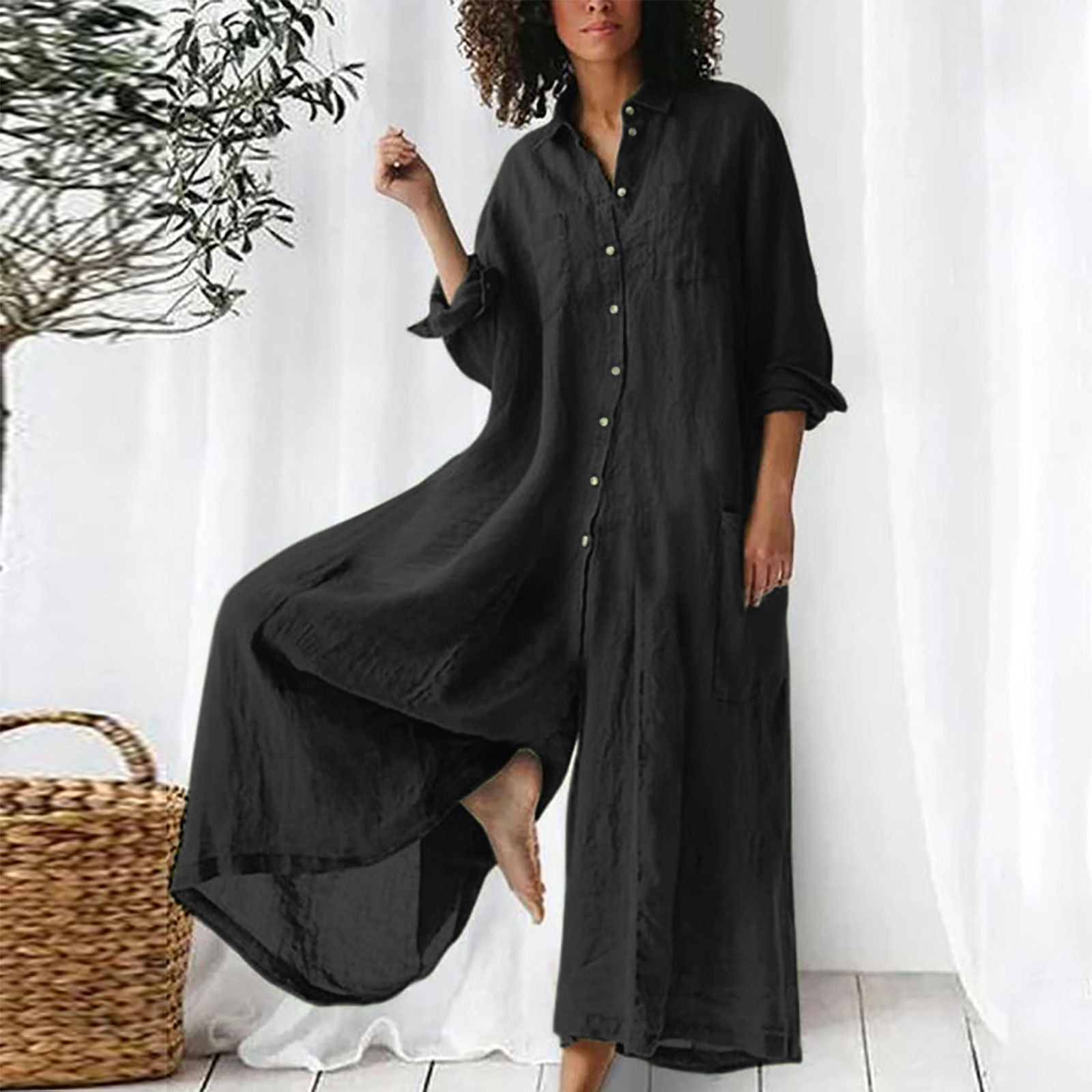Ladies' Jumpsuit Everyday Long – обзор и цена Jumpsuit Linen Relaxed