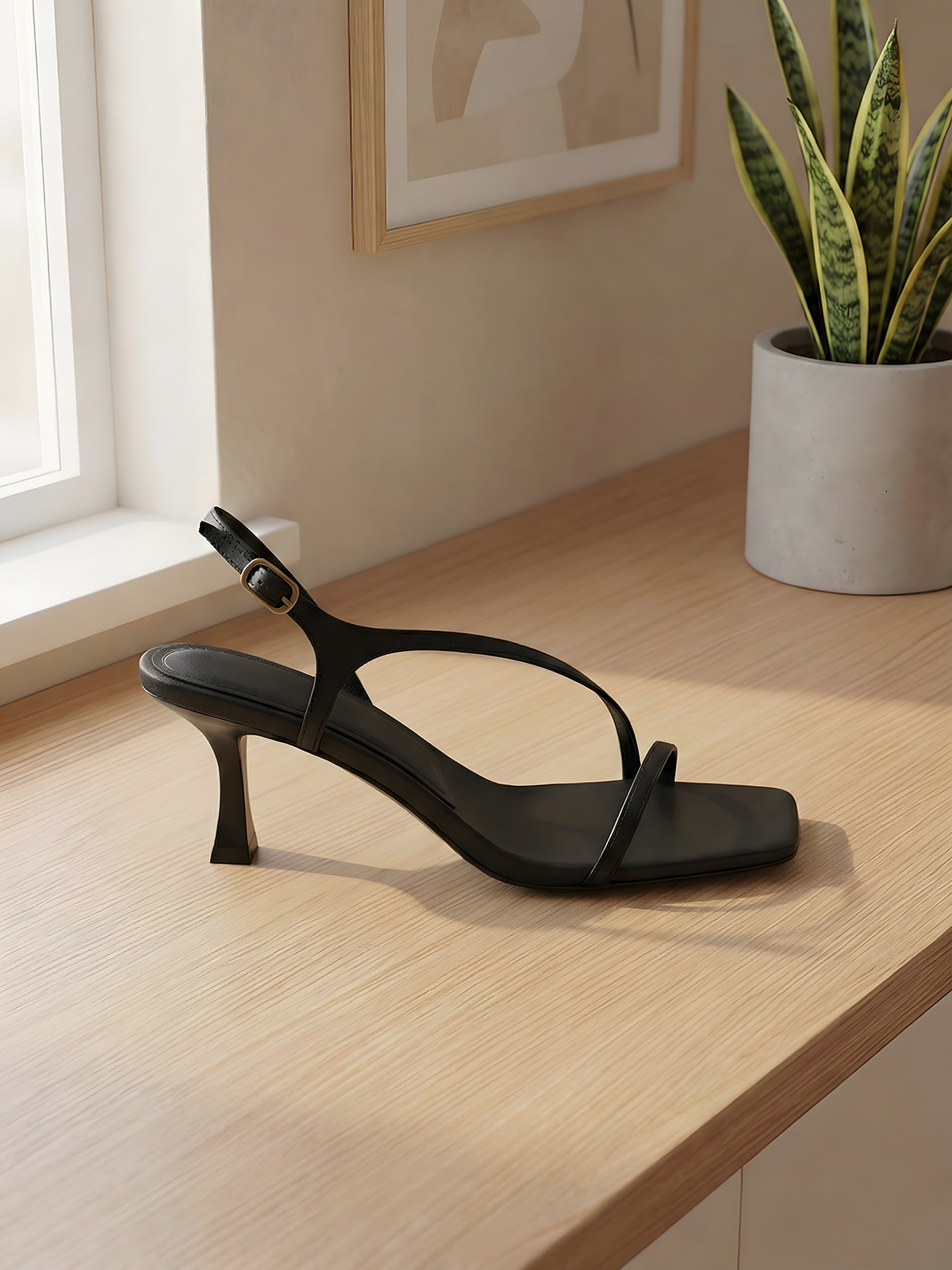 Elegant Genuine Leather Strapp – обзор и цена Sandal Strappy Heeled