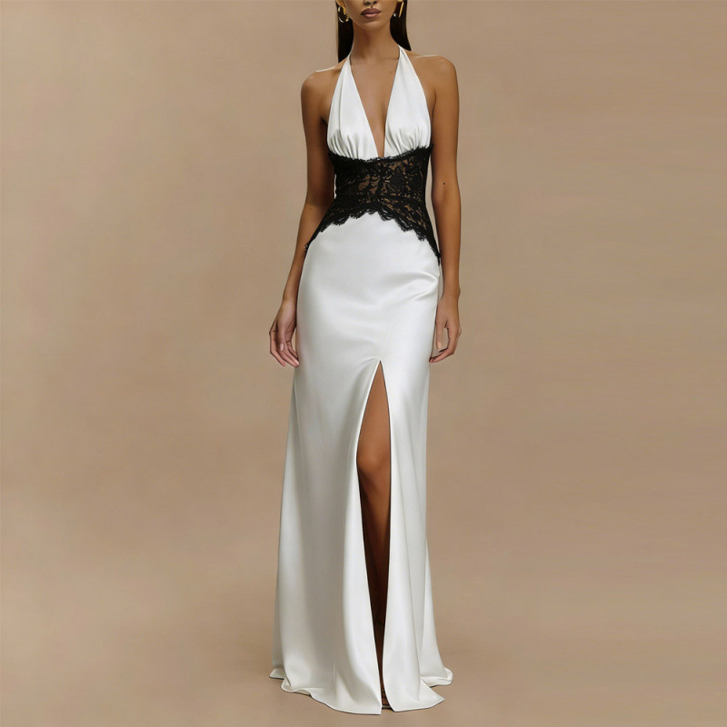 Sexy Backless Halter Maxi Dres – обзор и цена Maxi Dress Halter
