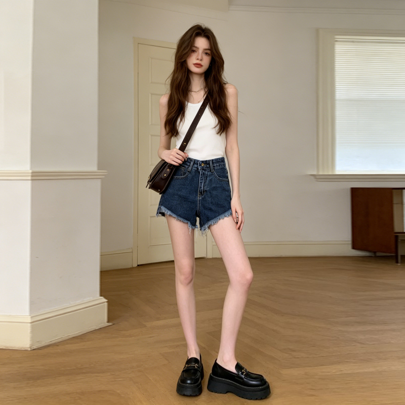 Denim Shorts Women Jeans Vinta – обзор и цена Shorts Denim Frayed