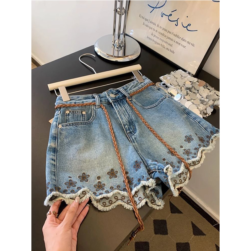 Breathable Vintage Denim Short – обзор и цена Shorts Denim Frayed