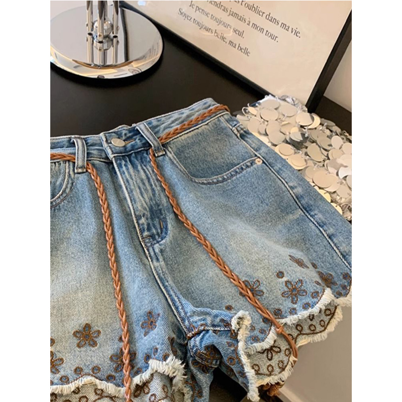 Breathable Vintage Denim Short – обзор и цена Shorts Denim Frayed