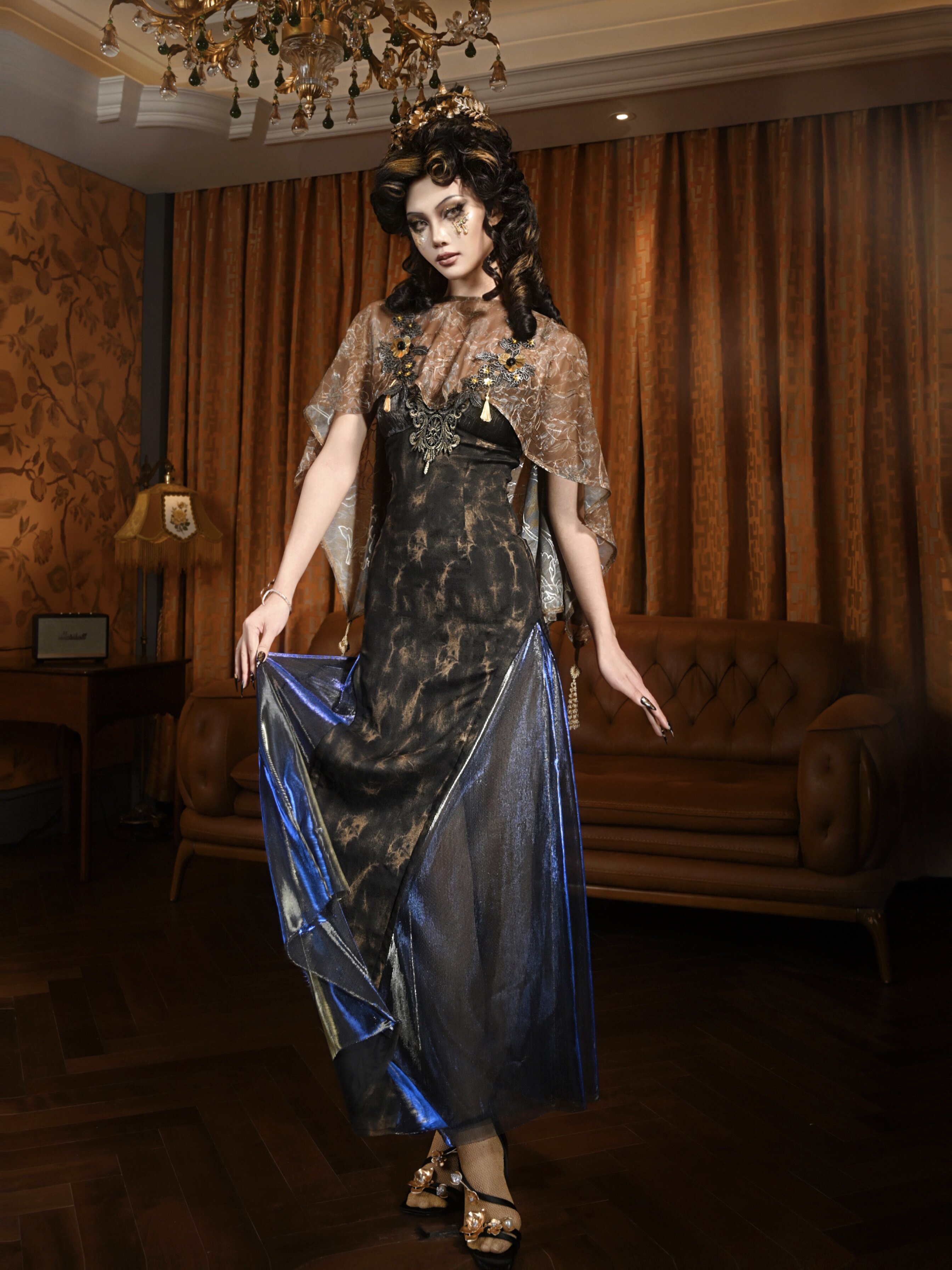 Brown Floral Sheer Kimono Cove – обзор и цена Kimono Sheer Floral