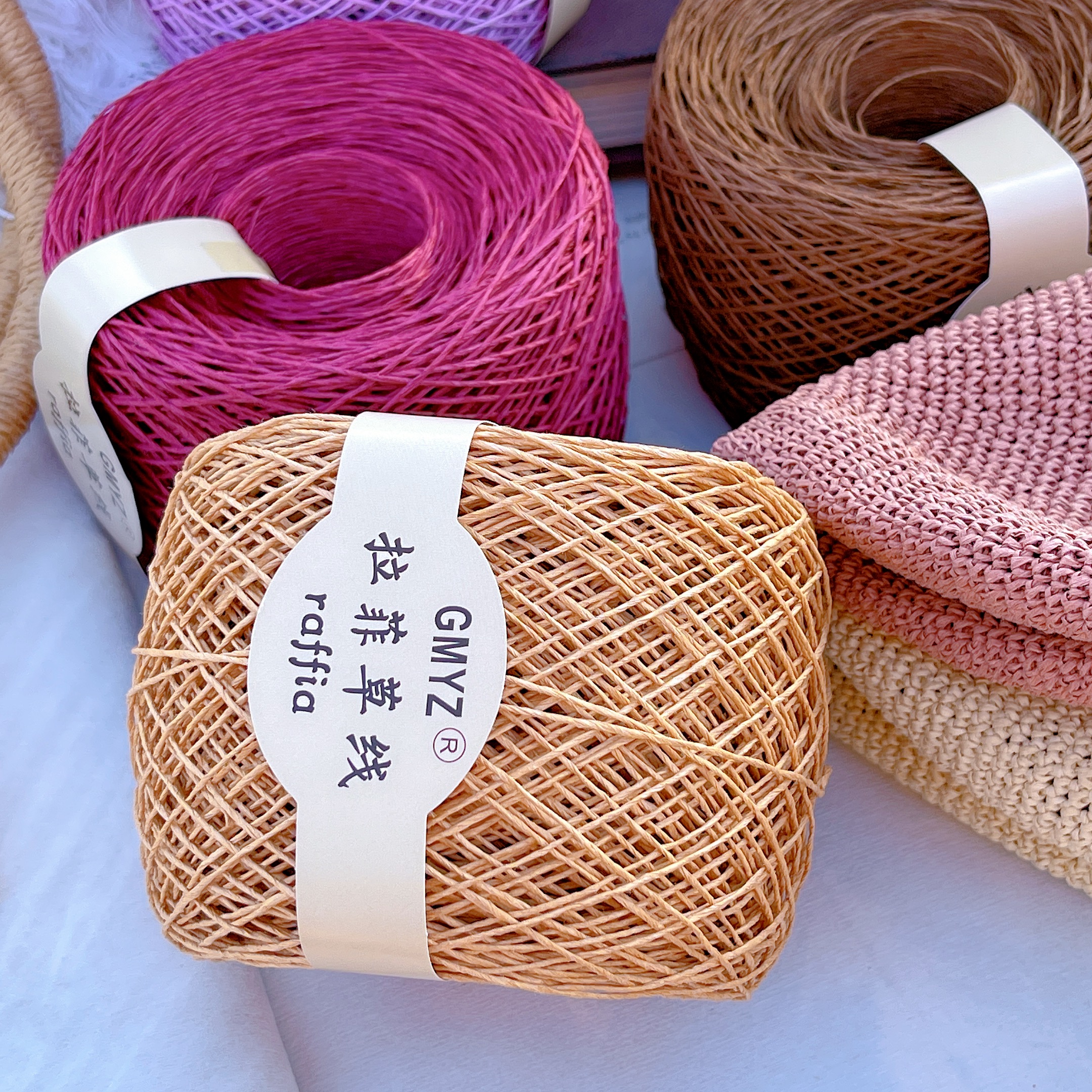 220M/Roll Washable Japanese Pl – обзор и цена Crochet Bag Raffia