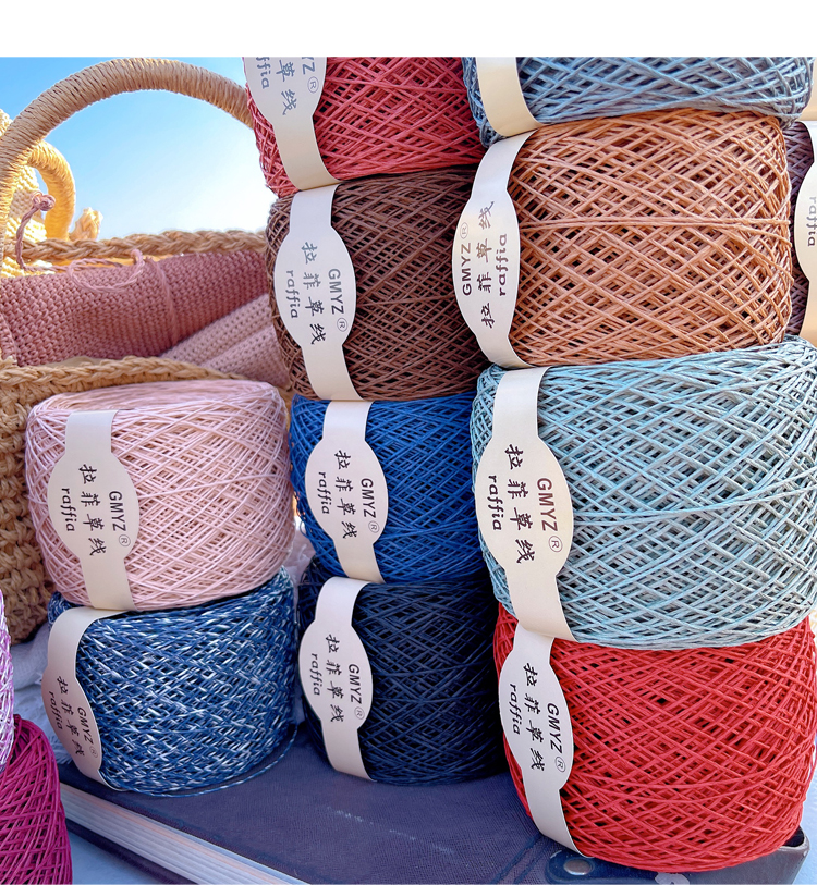220M/Roll Washable Japanese Pl – обзор и цена Crochet Bag Raffia