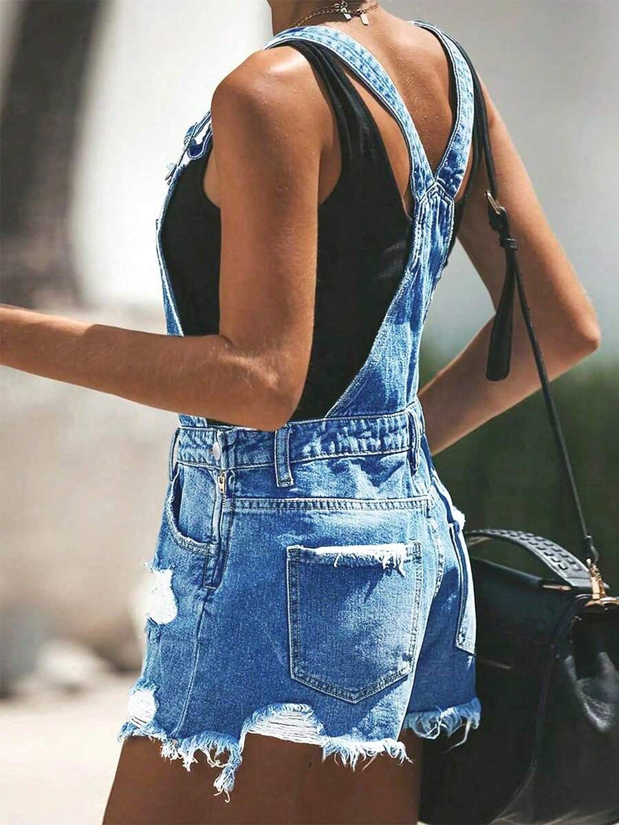 Womens White Distressed Denim  – обзор и цена Shorts Denim Frayed